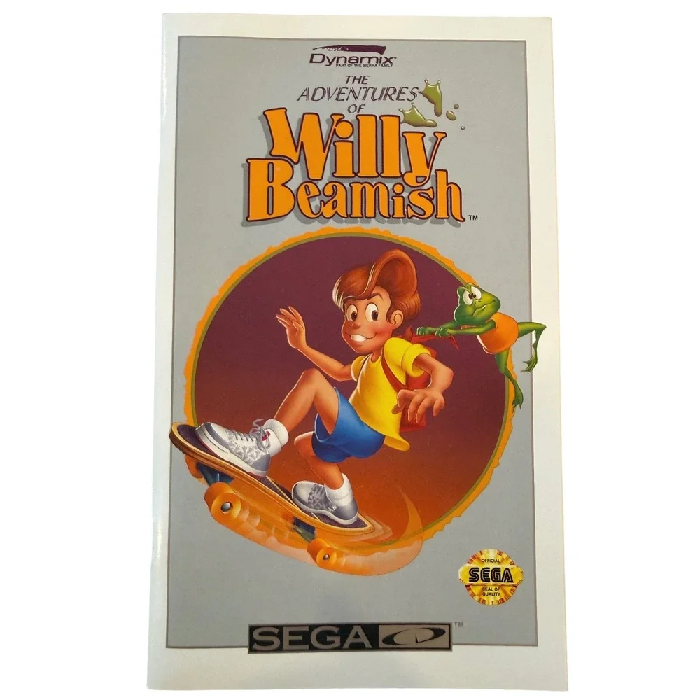 Adventures of Willy‎ Beamish Sega Game CD 1993 CIB Manual Reg Card Case